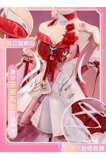 1/3 Delusion Honkai Star Rail Elysia Hi Love Elf Pink Cosplay Costume